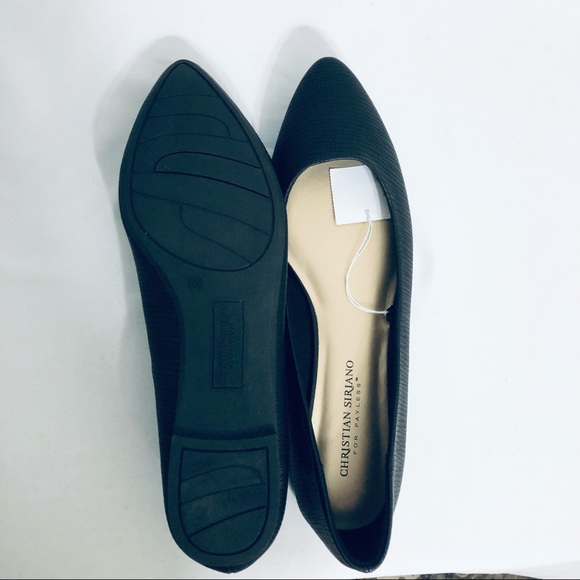 Ballet Shoes Pointed Toe Classic Slip On Ballerina Flats Shoes 9.5 9 1/2 texture - Picture 3 of 16